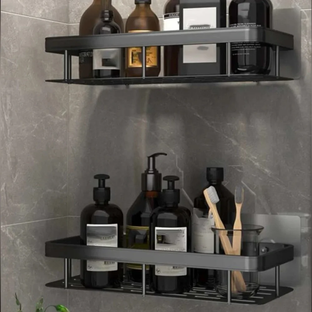 1 PC Wall Mounted Punch Free Shower Caddy